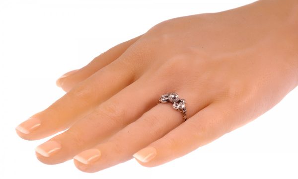 Antique Baroque Diamond Ring in 18ct Yellow Gold