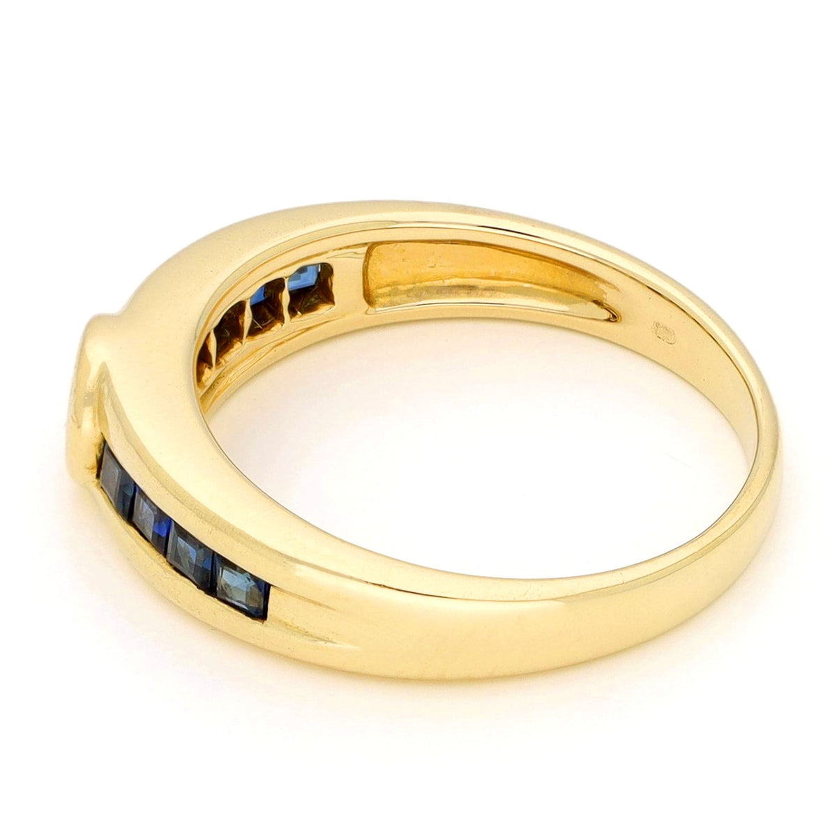 Diamond Sapphire 18k Punto Luce Ring 19088-9687