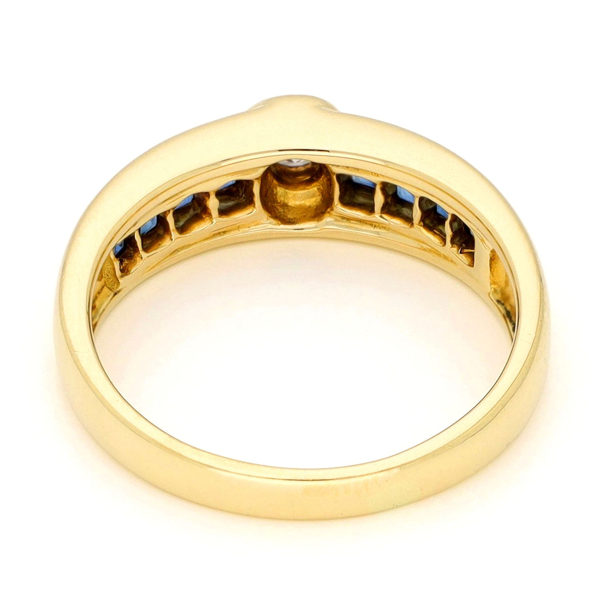 Diamond Sapphire 18k Punto Luce Ring 19088-9687