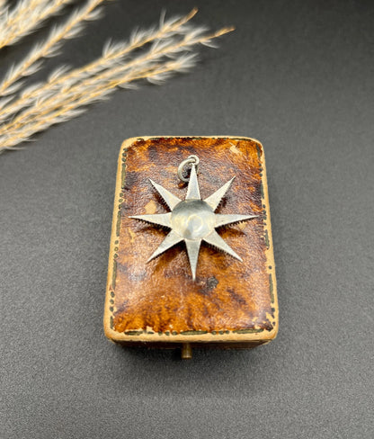 Georgian Rose Cut Diamond and Silver Star Pendant, Circa 1850