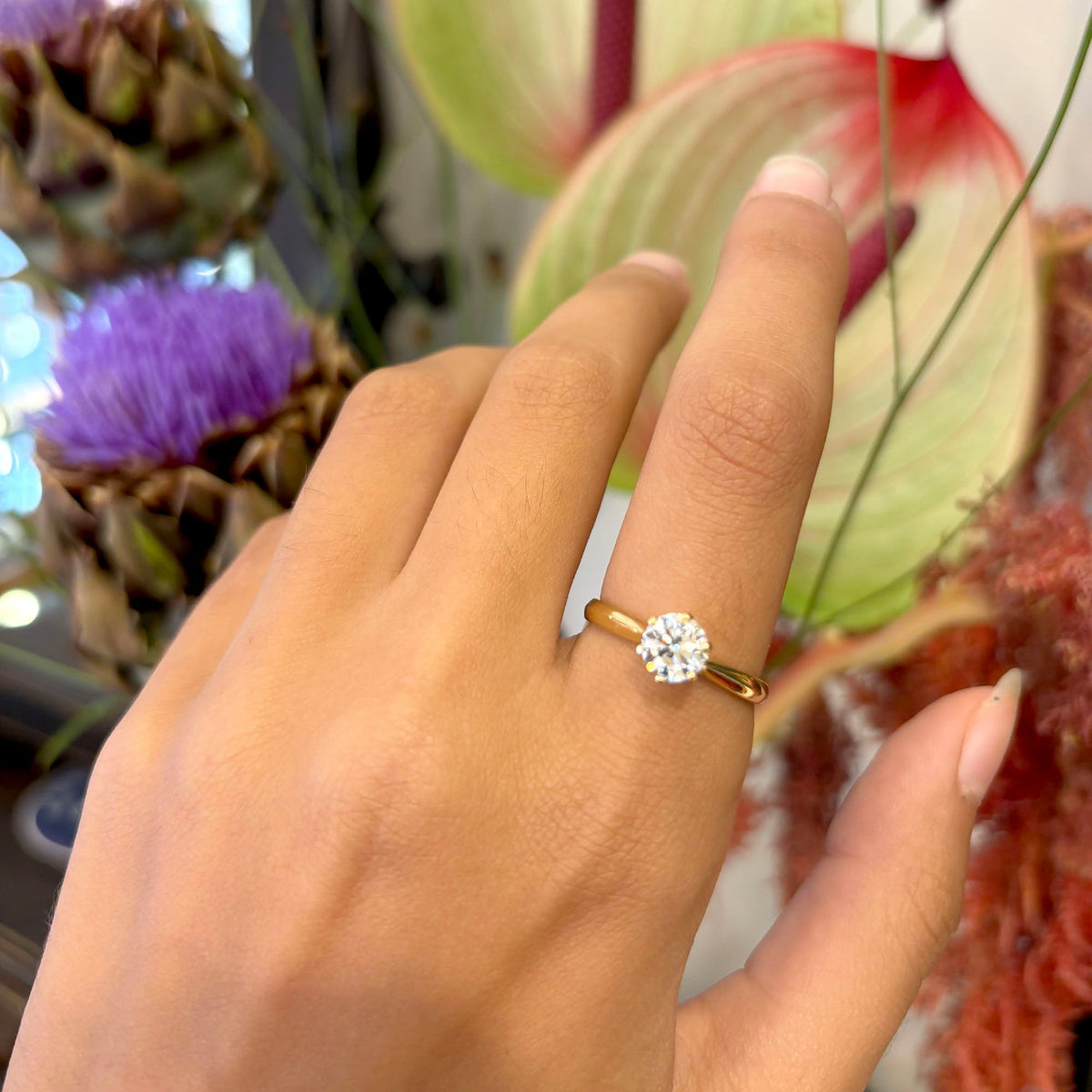 Diamond 18ct Solitaire Engagement Ring