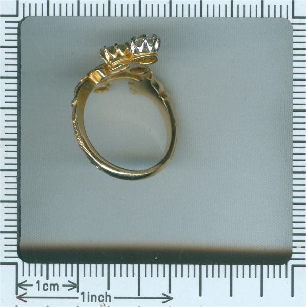 Antique Edwardian Suffragette Ring in 18ct Gold