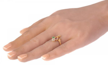 Antique Edwardian Suffragette Ring in 18ct Gold