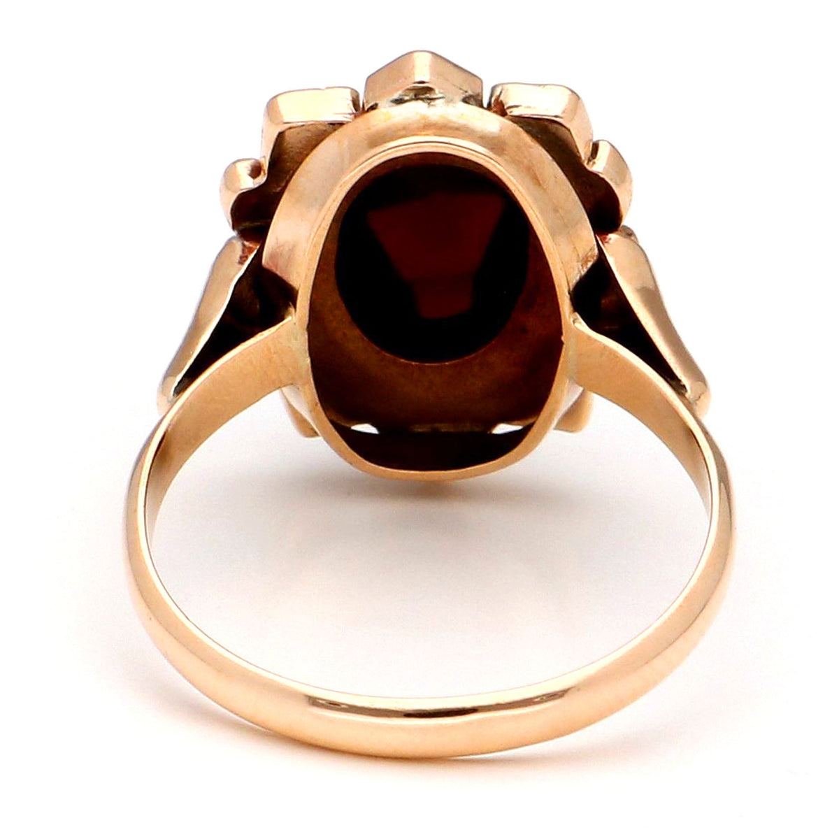 Garnet 14k Cluster Ring 19193-9745