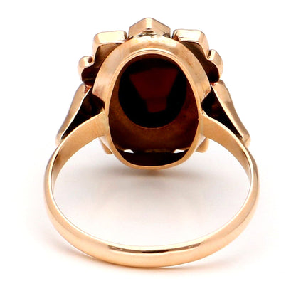 Garnet 14k Cluster Ring 19193-9745