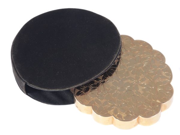 Vintage 1950's Van Cleef and Arpels 18ct Yellow Gold Powder Compact