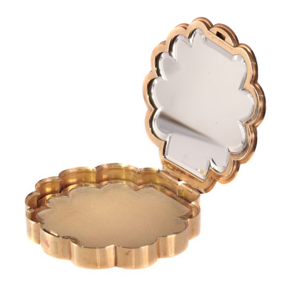 Vintage 1950's Van Cleef and Arpels 18ct Yellow Gold Powder Compact