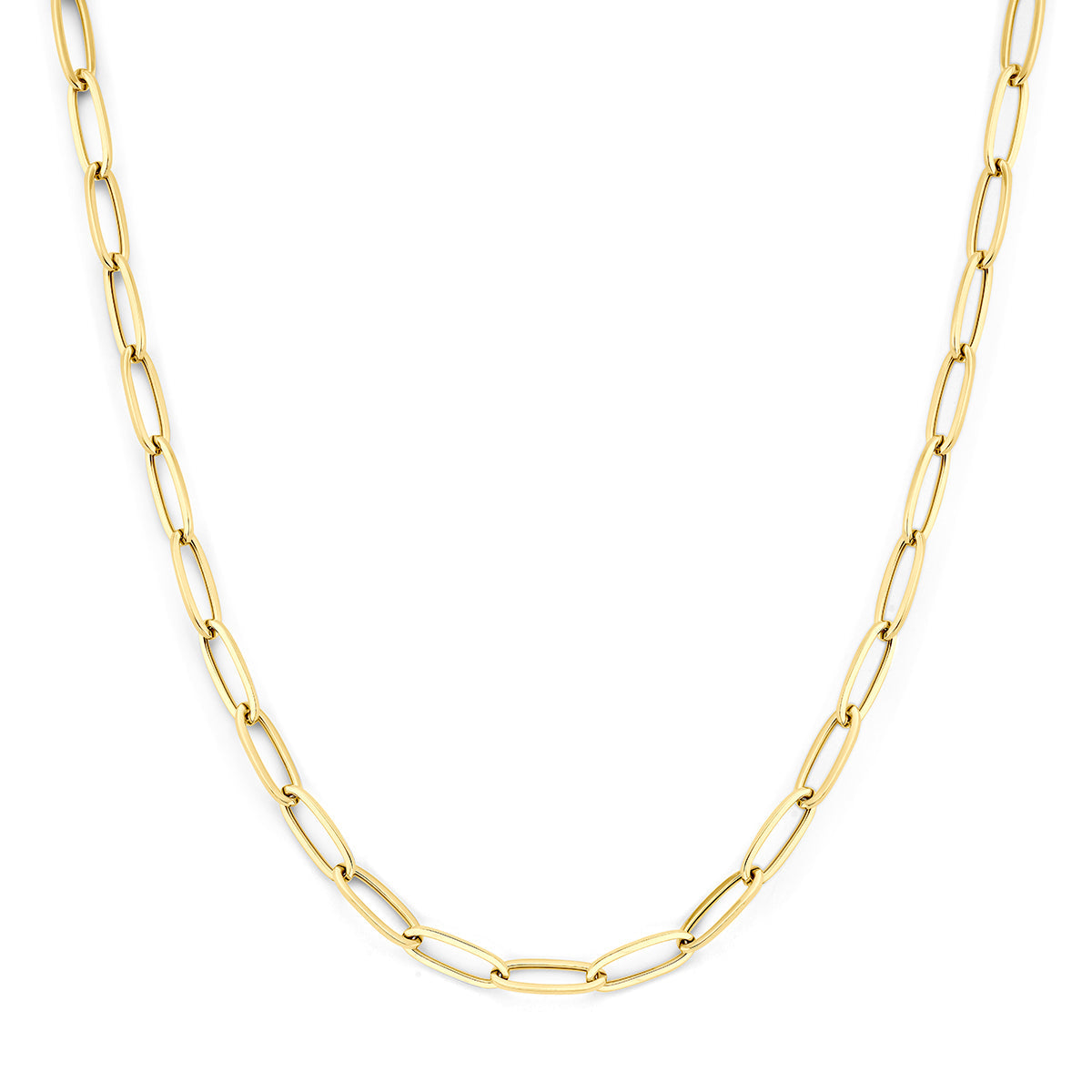 9ct Paper Clip Link Chain