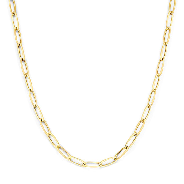 9ct Paper Clip Link Chain