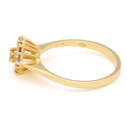 Diamond 18ct Cluster Engagement Ring