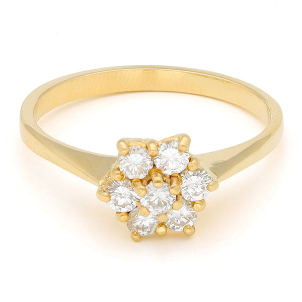 Diamond 18ct Cluster Engagement Ring