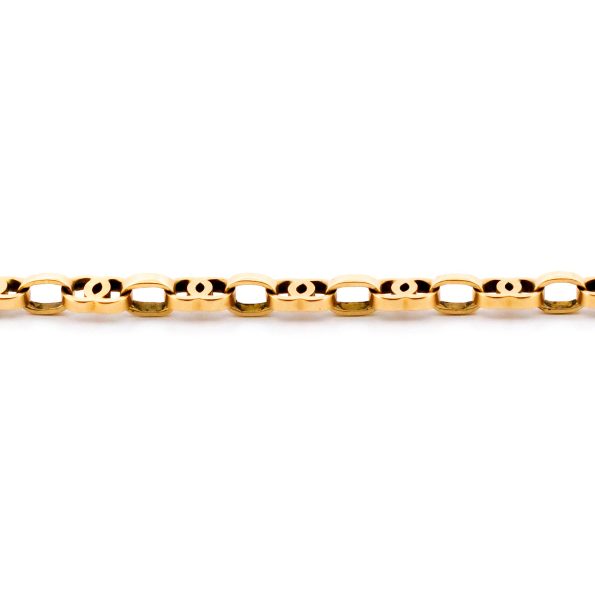 14k Alternating Openwork Double-Loop And Rectangular Links Bracelet 19350-9806 Image2