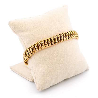 14k Double Curb-Link Bracelet 19353-9809
