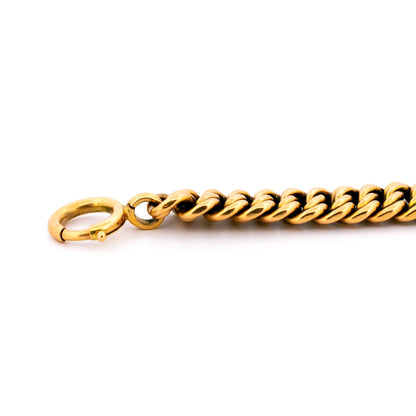 14k Double Curb-Link Bracelet 19353-9809