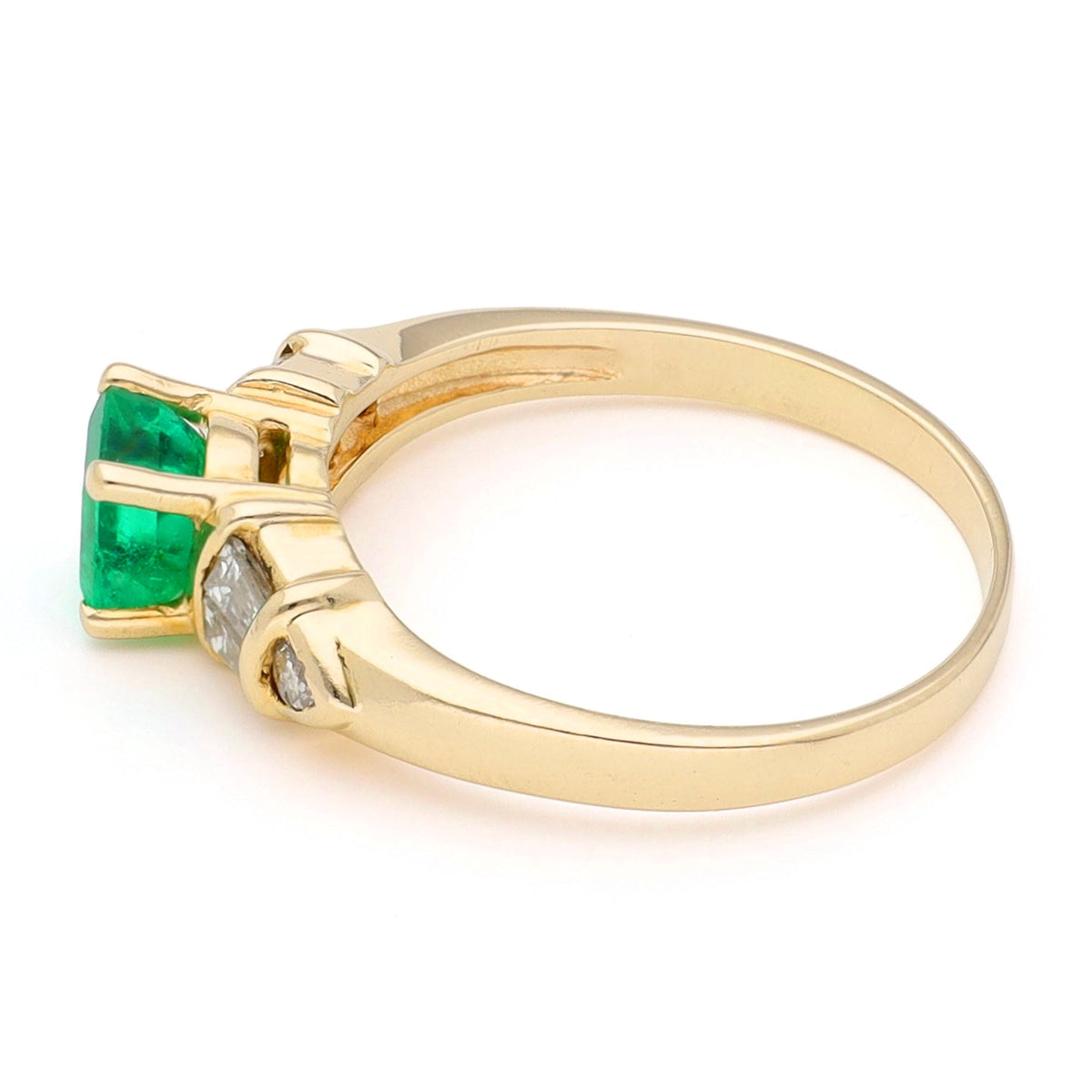 Diamond Emerald 14k Ring 19355-9811 Image3