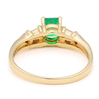 Diamond Emerald 14k Ring 19355-9811 Image4