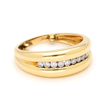 Diamond 18ct Row Ring