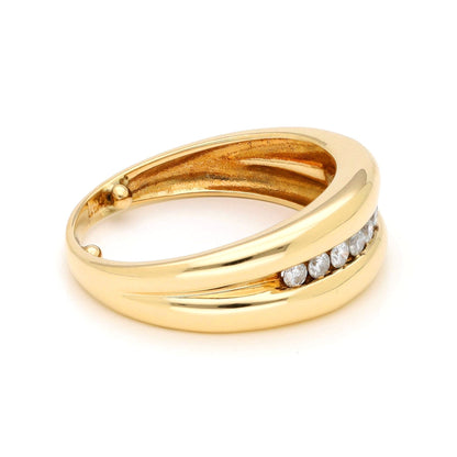 Diamond 18ct Row Ring