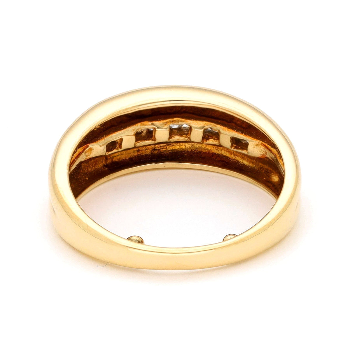 Diamond 18ct Row Ring