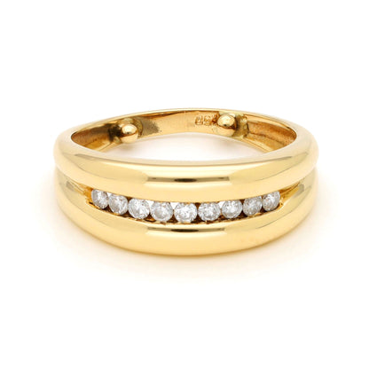 Diamond 18ct Row Ring