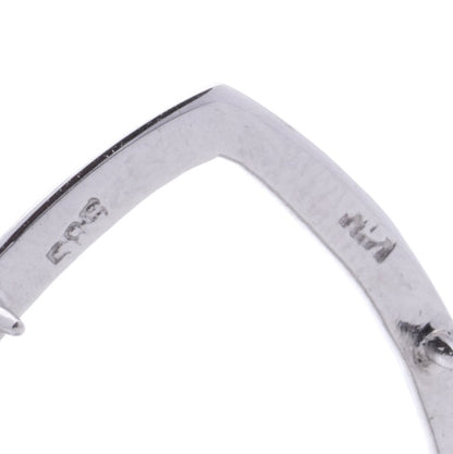 Late Art Deco 1940s Diamond Double Clip Brooch, 4.20 carat total