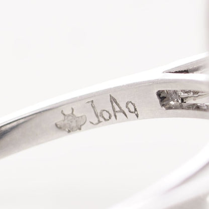 Art Deco Style 0.42ct Diamond and Sapphire Octagonal Double Cluster Ring in Platinum