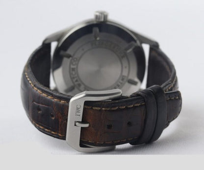 IWC Mark XVI 39mm Automatic Stainless Steel 39mm Watch, on IWC brown leather strap with steel pin buckle, with IWC Box