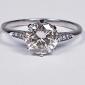 Vintage 1.05ct Solitaire Diamond Engagement Ring in Platinum