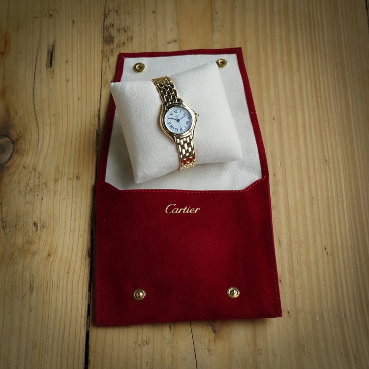 Cartier Cougar 18ct Yellow Gold Ladies Watch