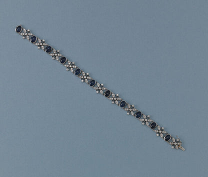 Vintage Sapphire and Diamond Bracelet, Circa 1950s