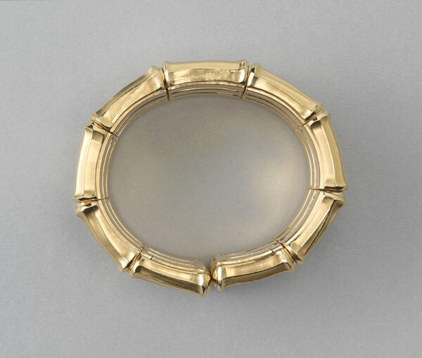 Cartier Bi-Colour 18ct Gold Bamboo Cuff Bangle Bracelet