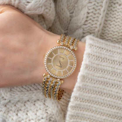 Vintage Delaneau 18ct Gold and Diamond Watch