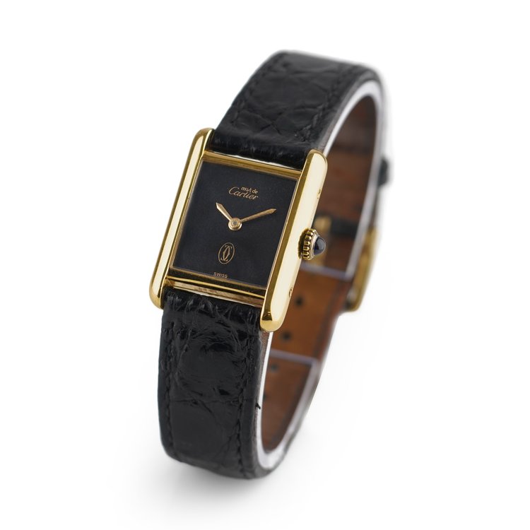 Vintage 1970s Cartier Must de Cartier Tank Manual Watch