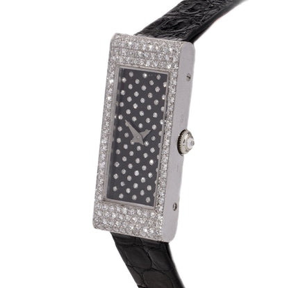 Vintage Corum 18ct White Gold Watch with Diamond Bezel, 1.52 carat total