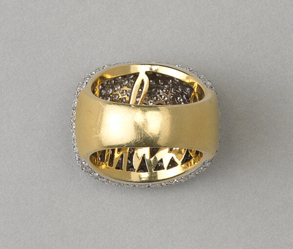 Diamond Bonheur Bombe Dress Ring in 18ct Yellow Gold, 4.00 carat total