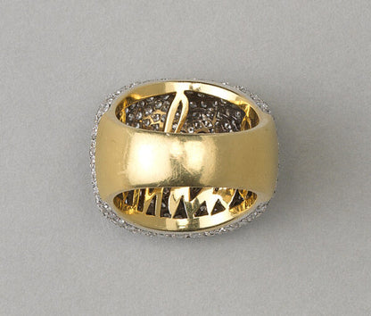 Diamond Bonheur Bombe Dress Ring in 18ct Yellow Gold, 4.00 carat total