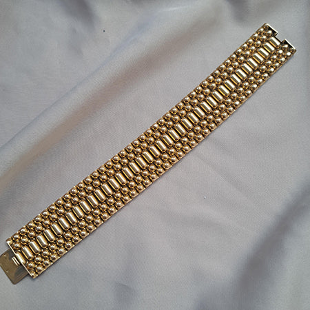 Vintage French 18ct Yellow Gold Bracelet, Circa 1960