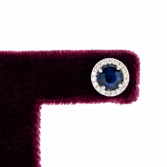 2.10ct Sapphire and Diamond Convertible Earrings