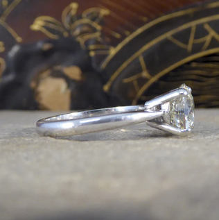 2.55ct Old European Cut Diamond Solitaire Ring