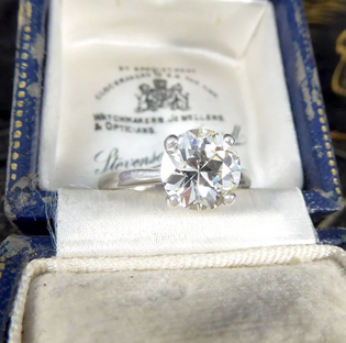 2.55ct Old European Cut Diamond Solitaire Ring