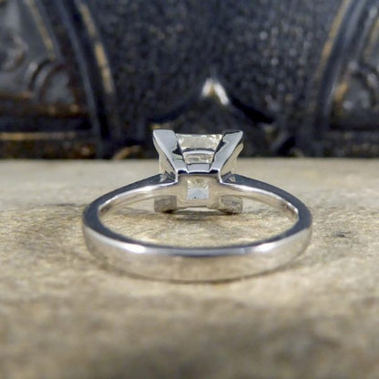 2.95ct Princess Cut Diamond Solitaire Ring