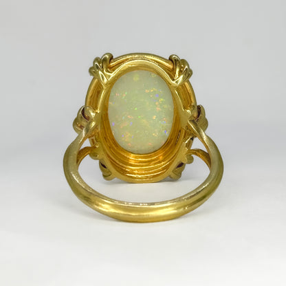 Arts and Crafts Opal Ring