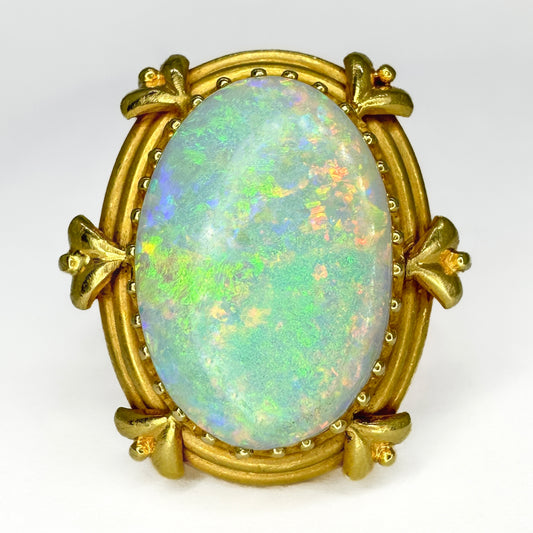 Arts and Crafts Opal Ring