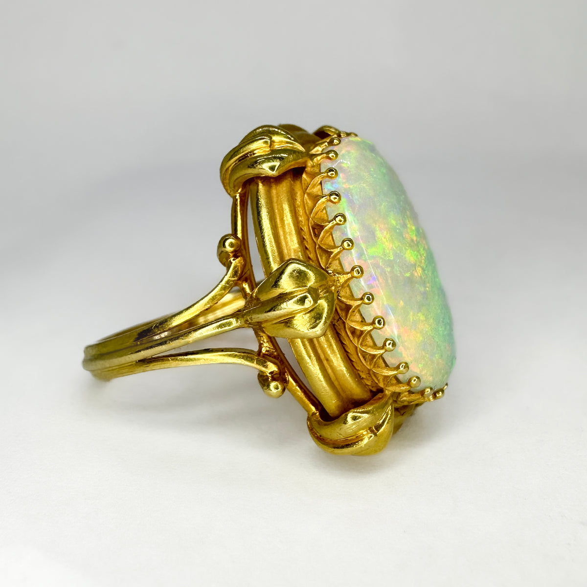 Arts and Crafts Opal Ring