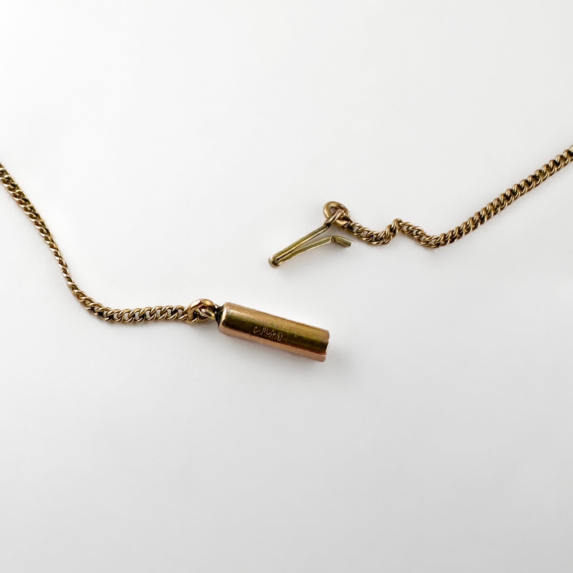 Edwardian Antique Amethyst Trilogy Drop Pendant Necklace