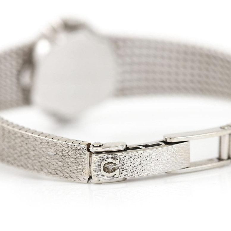 Vintage Ladies Omega 18ct White Gold and Diamond Cocktail Watch