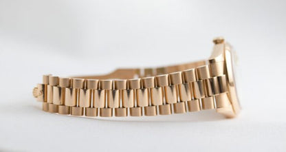 Rolex Day Date 18ct Pink Gold 118205 36mm Automatic Watch Circa 2000