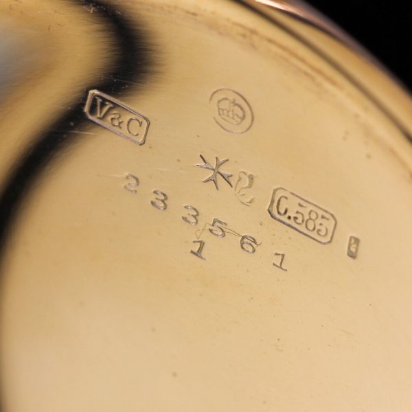 Antique Vacheron and Constantin 14ct Gold Pocket Watch, Retailed by Carl Ranch, KJΦBENHAVN (SIC), Circa 1918