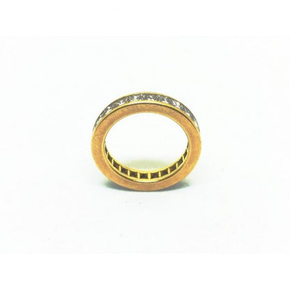 Princess Cut Diamond Full Eternity Ring in 18ct Yellow Gold, 4.50 carats