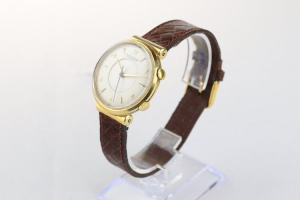 Jaeger LeCoultre Memovox Alarm Vintage 18ct Yellow Gold Manual Watch